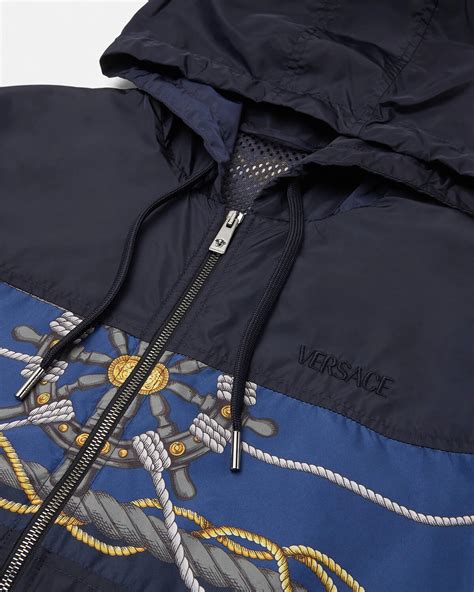 versace jeans windbreaker|versace nautical windbreaker.